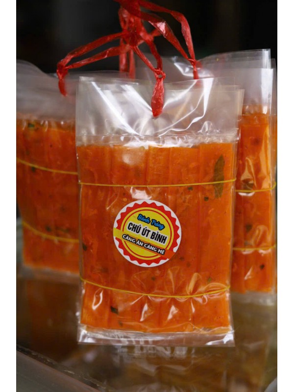 Dẻo tôm cuốn khô gà 618